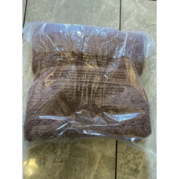 Barefoot Dreams CozyChic Pom Pom Beanie Scarf Set Chestnut Womens One Size New
